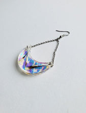 Load image into Gallery viewer, *Pre-Order* 1 teir Holographic Moon Phases Earrings
