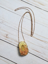 Load image into Gallery viewer, Copper Leafed Moose Rose Gold Necklace
