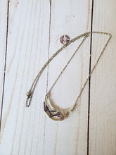 Load image into Gallery viewer, Purple Lilac Moon Necklace
